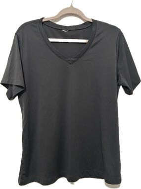 Classic Black V-Neck Women's Top